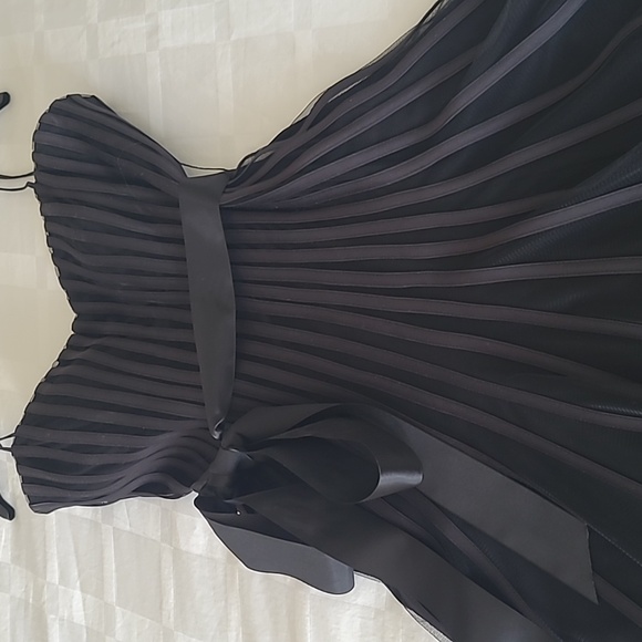 Black ribbon dress - size 10 - Picture 7 of 11